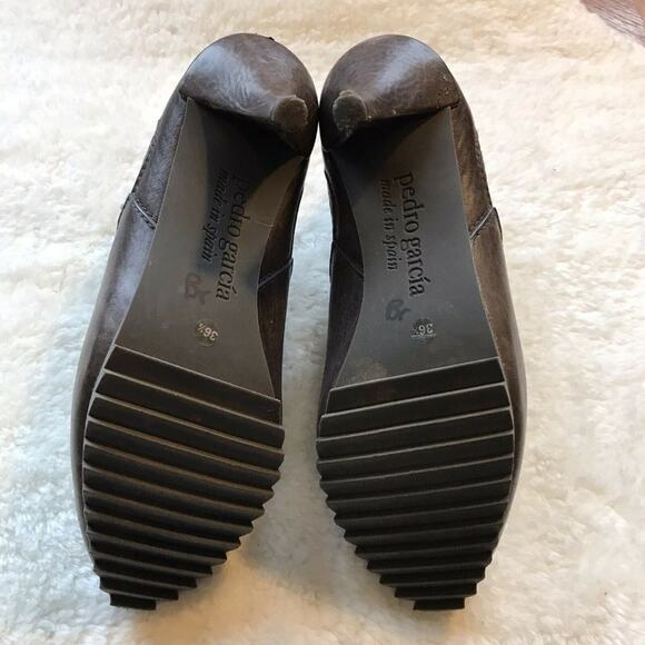 Pedro Garcia Justine Ankle Boot 36.5/6.5 Ash Brown - Picture 5 of 8